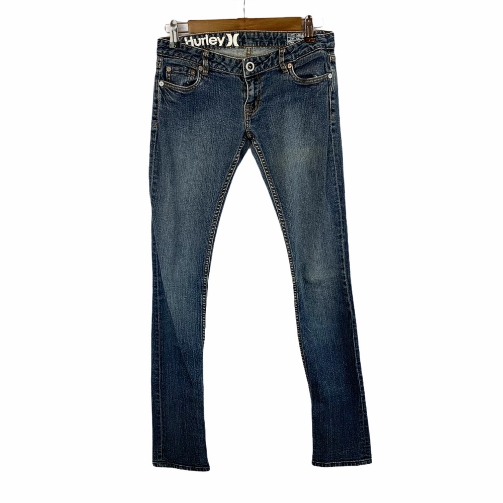 Hurley Skinny Jeans 25 Low Rise Dark Wash